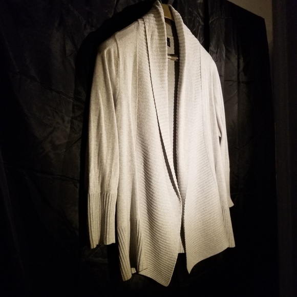 INC International Concepts light grey Cardigan - Picture 5 of 7